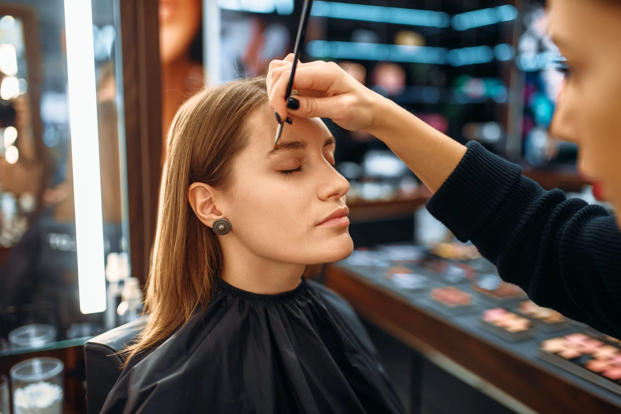 Referencia visual de Pestañas y Cejas