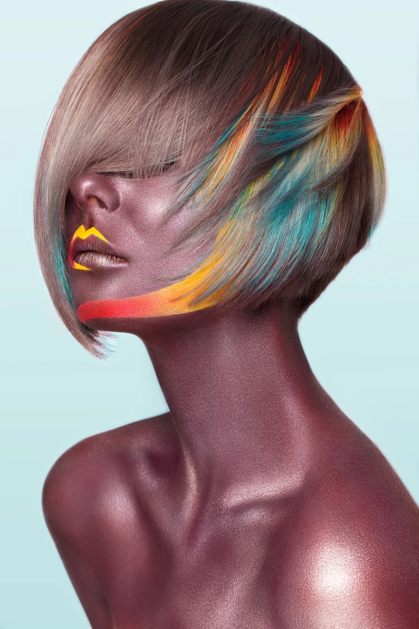 Estilo de cabello de demostración